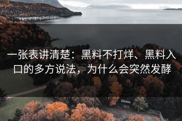 一张表讲清楚：黑料不打烊、黑料入口的多方说法，为什么会突然发酵