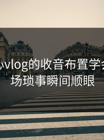 我把糖心vlog的收音布置学会了：职场琐事瞬间顺眼