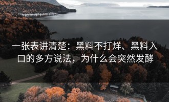 一张表讲清楚：黑料不打烊、黑料入口的多方说法，为什么会突然发酵